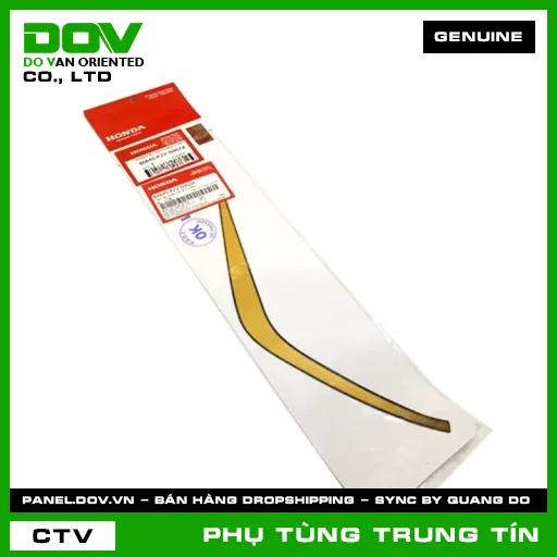 TEM ỐP TRƯỚC TRÁI B *TYPE1* | 86645-K2V-N40ZA | HONDA — 86645K2VN40ZA