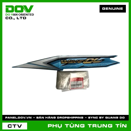 TEM ỐP SƯỜN TRÁI *B203M* | 86645-K89-V20ZB | HONDA (WAVE ALPHA 110) — 86645K89V20ZB
