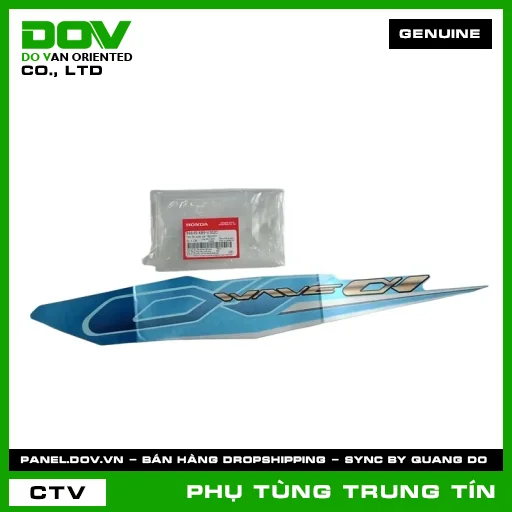 TEM ỐP SƯỜN TRÁI *B203M* | 86645-K89-V30ZC | HONDA (WAVE ALPHA 110) — 86645K89V30ZC