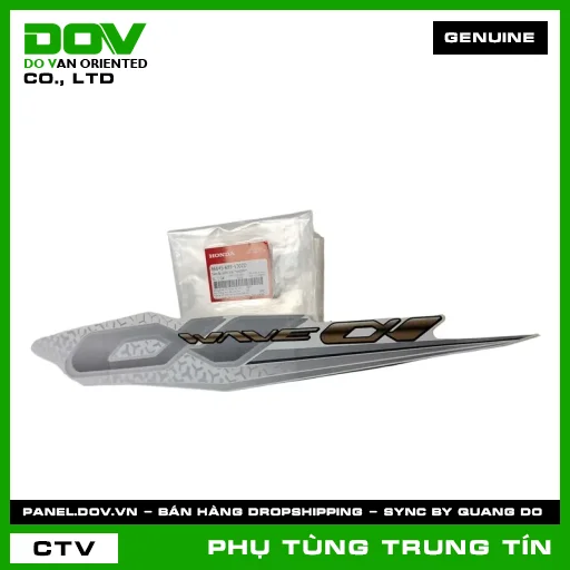 TEM ỐP SƯỜN TRÁI *NHB55P* | 86645-K89-V30ZD | HONDA (WAVE ALPHA 110) — 86645K89V30ZD