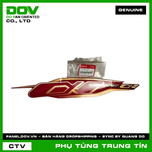 TEM ỐP SƯỜN TRÁI *R263* | 86645-K89-V50ZE | HONDA (WAVE ALPHA 110) — 86645K89V50ZE