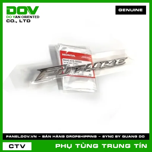 TEM ỐP SƯỜN *TYPE1* | 86645-KYZ-G00ZA | HONDA (FUTURE 125) — 86645KYZG00ZA