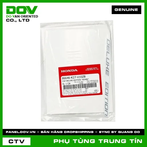 CHỮ DELUXE EDITION *R340X* | 86646-K27-V10ZB | HONDA (AIR BLADE 125) — 86646K27V10ZB