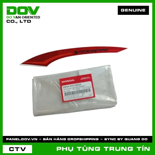 TEM A SƯỜN TRƯỚC TRÁI *NHB35P* | 86646-K44-V90ZA | HONDA — 86646K44V90ZA