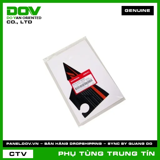 TEM ỐP ỐNG YẾM CHÍNH TRÁI *YR322C* | 86646-K57-V80ZB | HONDA — 86646K57V80ZB