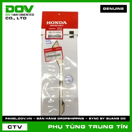 TEM ỐP TRƯỚC BÊN TRÁI *TYPE1* | 86647-K2V-N50ZB | HONDA — 86647K2VN50ZB