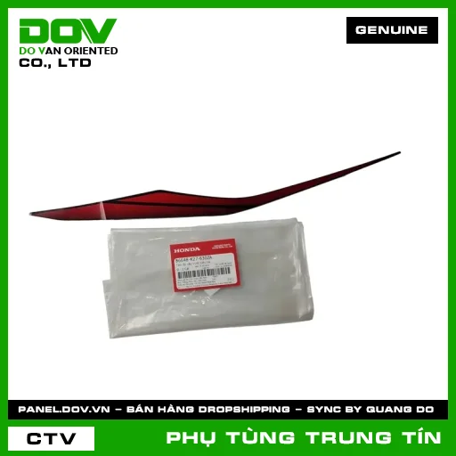 TEM ỐP NẮP TRƯỚC TRÊN TRÁI | 86648-K27-630ZA | HONDA — 86648K27630ZA