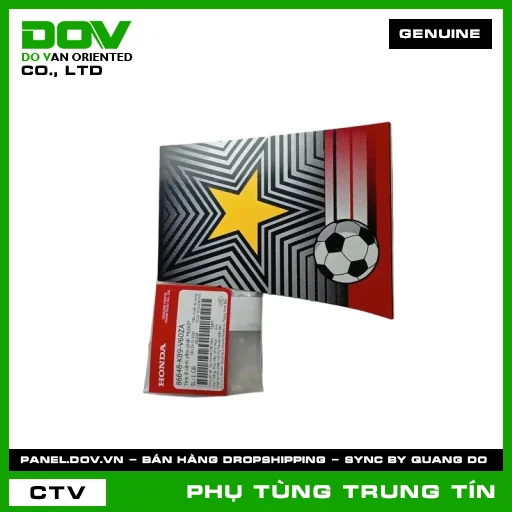 TEM B CÁNH YẾM PHẢI *R263* | 86648-K89-V60ZA | HONDA (WAVE ALPHA 110) — 86648K89V60ZA