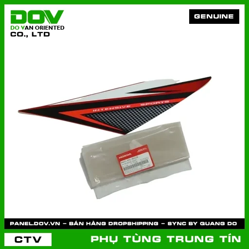 TEM ỐP CỐP TRÁI *R340C* | 86651-KYL-860ZB | HONDA — 86651KYL860ZB