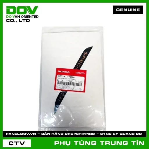 TEM ỐP SÀN BÊN TRÁI *TYPE1* | 86657-K1F-V10ZA | HONDA (AIR BLADE 125/150) — 86657K1FV10ZA