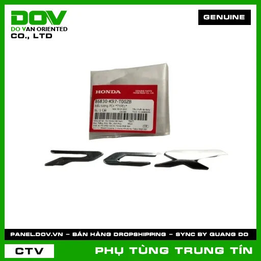 BIỂU TƯỢNG PCX *TYPE1* | 86830-K97-T00ZB | HONDA (PCX, PCX 125/150) — 86830K97T00ZB