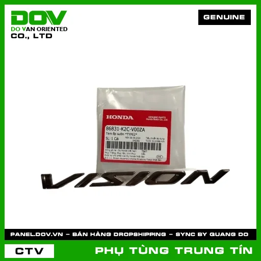 TEM ỐP SƯỜN *TYPE2* | 86831-K2C-V00ZA | HONDA (VISION 110) — 86831K2CV00ZA