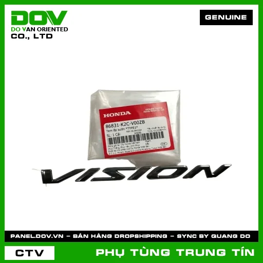 TEM ỐP SƯỜN *TYPE1* | 86831-K2C-V00ZB | HONDA (VISION 110) — 86831K2CV00ZB