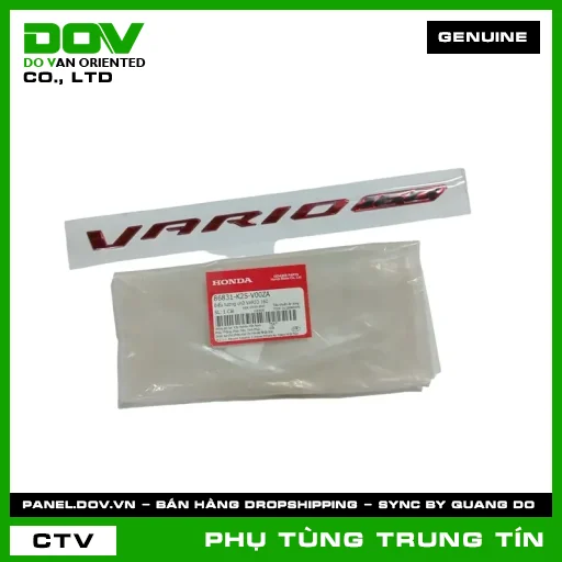 BIỂU TƯỢNG CHỮ VARIO 160 | 86831-K2S-V00ZA | HONDA (VARIO 160) — 86831K2SV00ZA