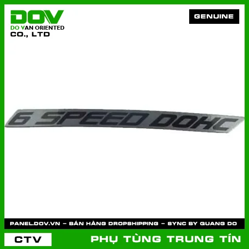 TEM CHỮ 6 SPEED DOHC *TYPE1* | 86831-K45-A40ZA | HONDA — 86831K45A40ZA