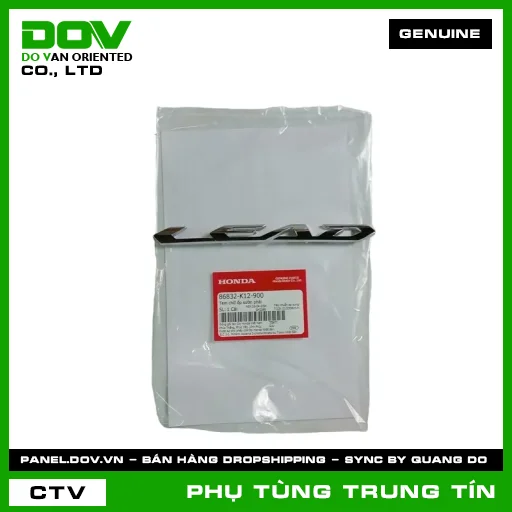 TEM CHỮ ỐP SƯỜN PHẢI | 86832-K12-900 | HONDA (LEAD 125) — 86832K12900