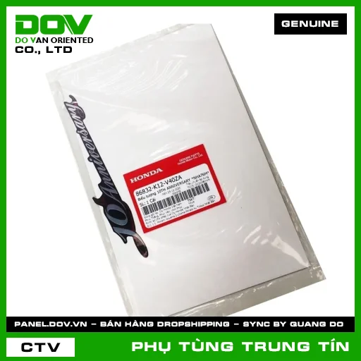 BIỂU TƯỢNG 10TH ANNIVERSARY *NHA76M* | 86832-K12-V40ZA | HONDA (LEAD 125) — 86832K12V40ZA