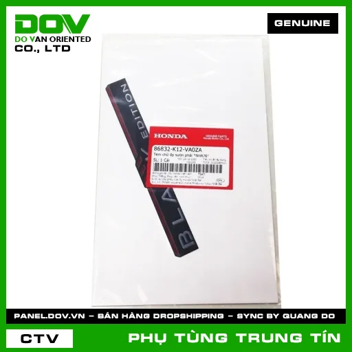 TEM CHỮ ỐP SƯỜN PHẢI *NHA76* | 86832-K12-VA0ZA | HONDA (LEAD 125) — 86832K12VA0ZA