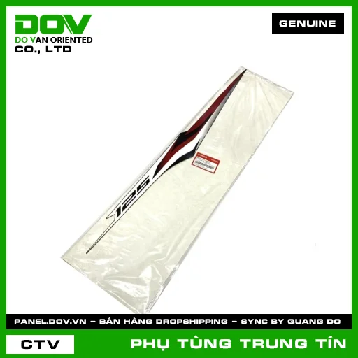 TEM ỐP SƯỜN TRÁI *R340,R340B* | 86832-K27-V00ZD | HONDA (AIR BLADE 125) — 86832K27V00ZD