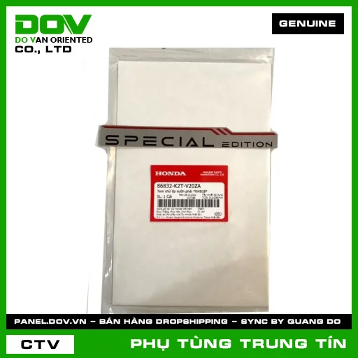 TEM CHỮ ỐP SƯỜN PHẢI *NHB18* | 86832-K2T-V20ZA | HONDA (LEAD 125) — 86832K2TV20ZA