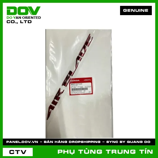 LOGO ỐP SƯỜN | 86833-K27-630 | HONDA — 86833K27630