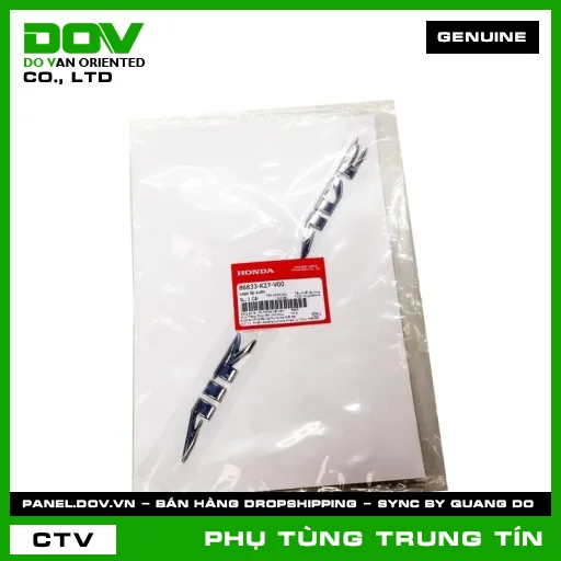 LOGO ỐP SƯỜN | 86833-K27-V00 | HONDA (AIR BLADE 125) — 86833K27V00