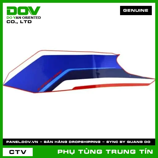 TEM ỐP BÌNH XĂNG BÊN TRÁI *TYPE1* | 86834-K45-NZ0ZA | HONDA (CBR150R) — 86834K45NZ0ZA