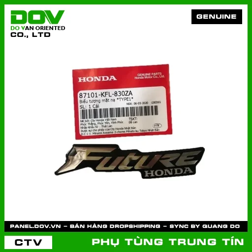 BIỂU TƯỢNG MẶT NẠ *TYPE1* | 87101-KFL-830ZA | HONDA — 87101KFL830ZA