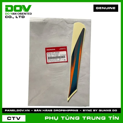 Tem mặt nạ phải *B154M* | 87102-KFL-830ZB | HONDA — 87102KFL830ZB