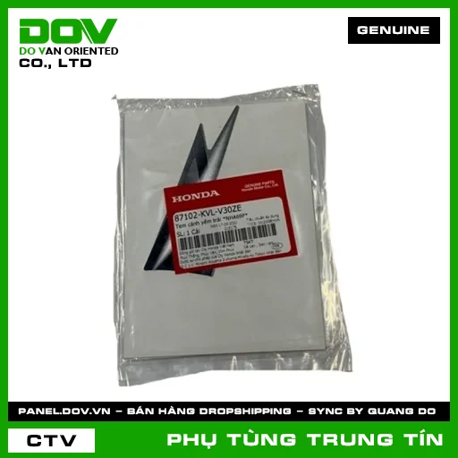 TEM CÁNH YẾM TRÁI *NHA69P* | 87102-KVL-V30ZE | HONDA — 87102KVLV30ZE