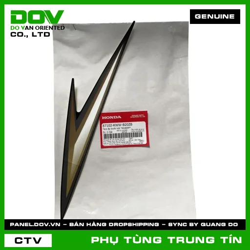 TEM ỐP TRƯỚC TRÁI *NHA69P* | 87102-KWW-B20ZB | HONDA (WAVE RSX 110) — 87102KWWB20ZB