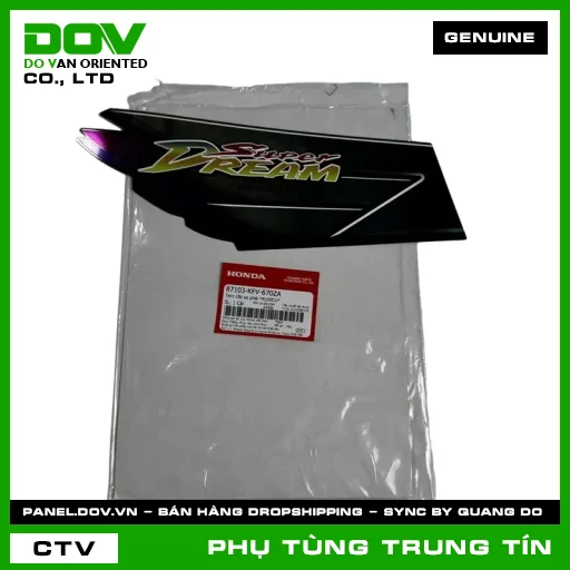 TEM CỐP XE PHẢI *R150CU* | 87103-KFV-670ZA | HONDA (SUPER DREAM) — 87103KFV670ZA