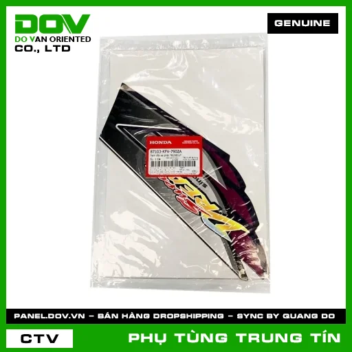 TEM CỐP XE PHẢI *R150CU* | 87103-KFV-790ZA | HONDA (SUPER DREAM) — 87103KFV790ZA