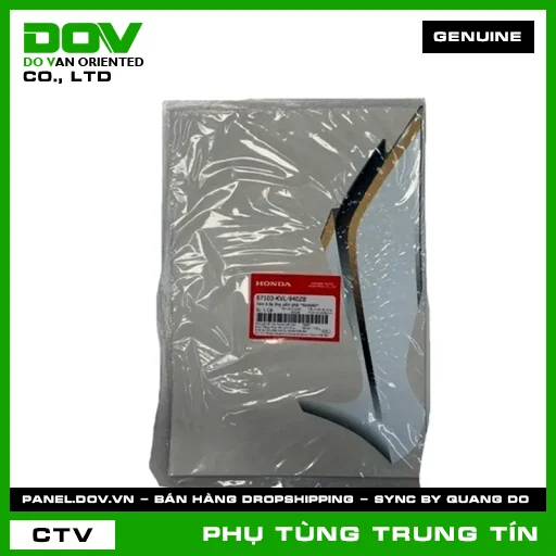 TEM A ỐP ỐNG YẾM PHẢI *NHA96P* | 87103-KVL-940ZB | HONDA — 87103KVL940ZB