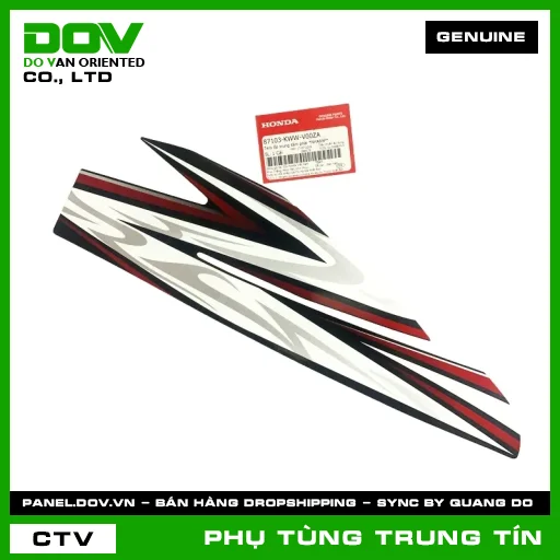 TEM ỐP TRUNG TÂM PHẢI *NHA69P* | 87103-KWW-V00ZA | HONDA (WAVE RSX 110) — 87103KWWV00ZA