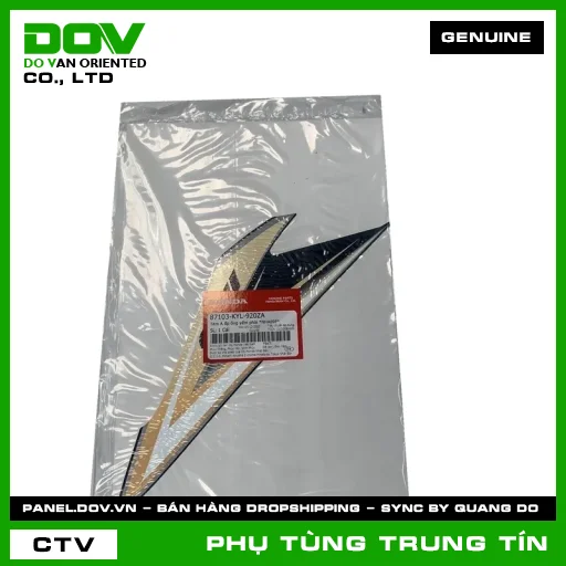 TEM A ỐP ỐNG YẾM PHẢI *NHA69P* | 87103-KYL-920ZA | HONDA — 87103KYL920ZA