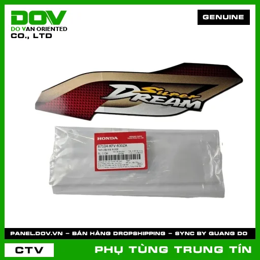 TEM CỐP TRÁI R150F | 87104-KFV-830ZA | HONDA (SUPER DREAM) — 87104KFV830ZA