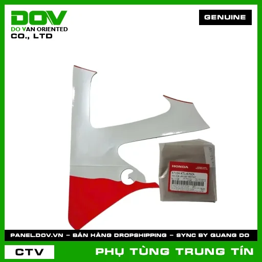 TEM A ỐP YẾM TRÁI *PB373M* | 87104-KTL-670ZA | HONDA (WAVE ALPHA) — 87104KTL670ZA