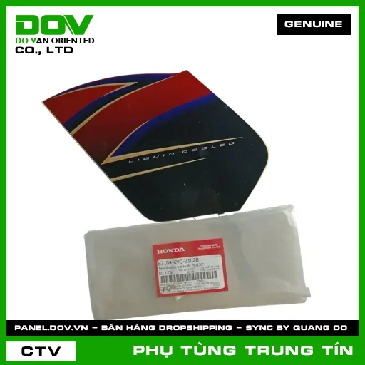 TEM ỐP YẾM TRÁI TRƯỚC *R313C* | 87104-KVG-V10ZB | HONDA (AIR BLADE 110) — 87104KVGV10ZB