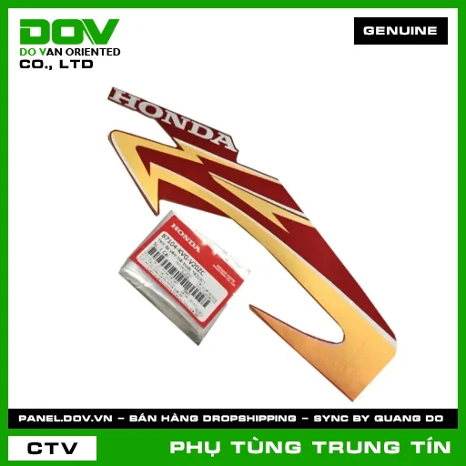 TEM ỐP YẾM TRÁI TRƯỚC *R313C* | 87104-KVG-V20ZC | HONDA (AIR BLADE 110) — 87104KVGV20ZC