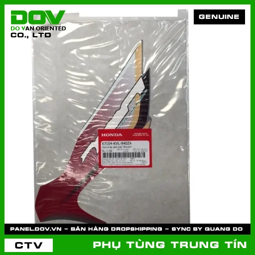 TEM A ỐP YẾM TRÁI *R315P* | 87104-KVL-940ZA | HONDA — 87104KVL940ZA