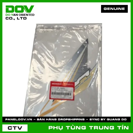 TEM A ỐP ỐNG YẾM TRÁI *NHA96P* | 87104-KYL-900ZC | HONDA — 87104KYL900ZC