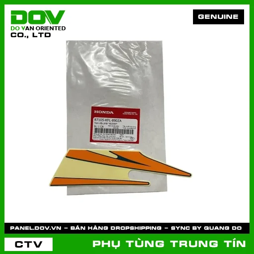 TEM CỐP PHẢI *B154M* | 87105-KFL-890ZA | HONDA — 87105KFL890ZA