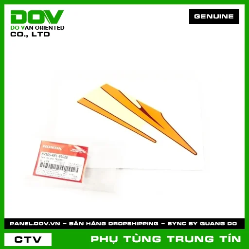 TEM CỐP PHẢI *R203M* | 87105-KFL-890ZE | HONDA — 87105KFL890ZE