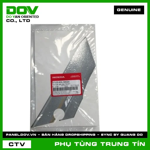 Tem B.ốp yếm phải *R315P* | 87105-KVL-940ZA | HONDA — 87105KVL940ZA