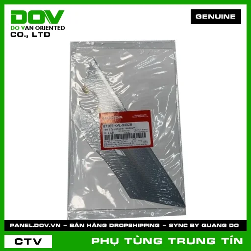 Tem B ốp yếm phải *NHA96P* | 87105-KVL-940ZB | HONDA — 87105KVL940ZB