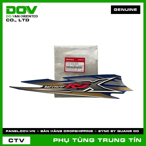 TEM A ỐP SƯỜN PHẢI *B206M* | 87105-KWW-V00ZC | HONDA (WAVE RSX 110) — 87105KWWV00ZC