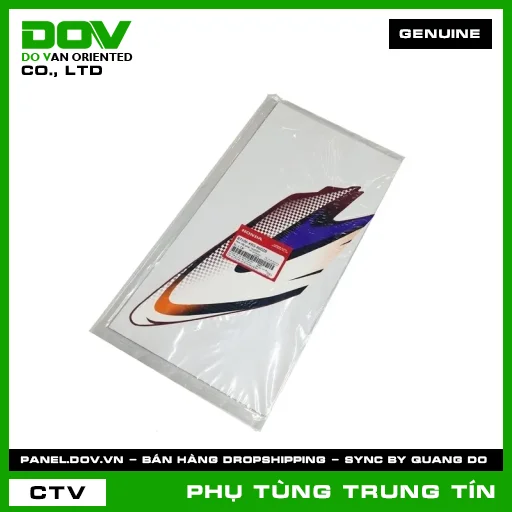 TEM CỐP PHẢI *R203M* | 87106-KRS-860ZB | HONDA (WAVE ALPHA) — 87106KRS860ZB