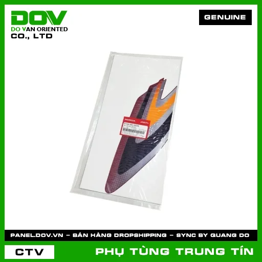 TEM CỐP PHẢI *R203M* | 87106-KRS-900ZB | HONDA (WAVE ALPHA) — 87106KRS900ZB