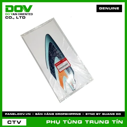 TEM CỐP PHẢI *B142P* | 87106-KRS-900ZC | HONDA (WAVE ALPHA) — 87106KRS900ZC